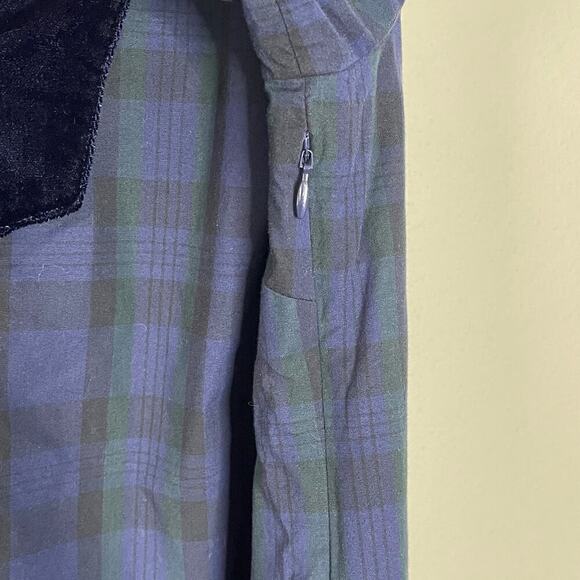 SAIL TO SABLE TARTAN PLAID STRETCH TUNIC TOP SIZE L‎ - Picture 6 of 8